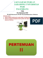 Universitas Pgri II Palembang