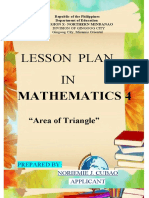 Detailed Lesson Plan in Mathematics 4 Final