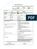 Credit Approval Advice: Affidavit of Separation or Proof of Nullity and Void of Marriage