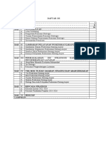 FORMAT DAFTAR ISI, TABEL LAMPIRAN