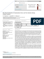 EEG Based Evaluation of Examination Stress and Test Anxiety Among College Students