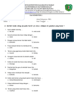 8. Soal PKN kategori rendah kelas 2 UAS Semester 1 2020-2021