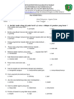 10. Soal Agama Islam kategori rendah kelas 2 UAS Semester 1 2020-2021