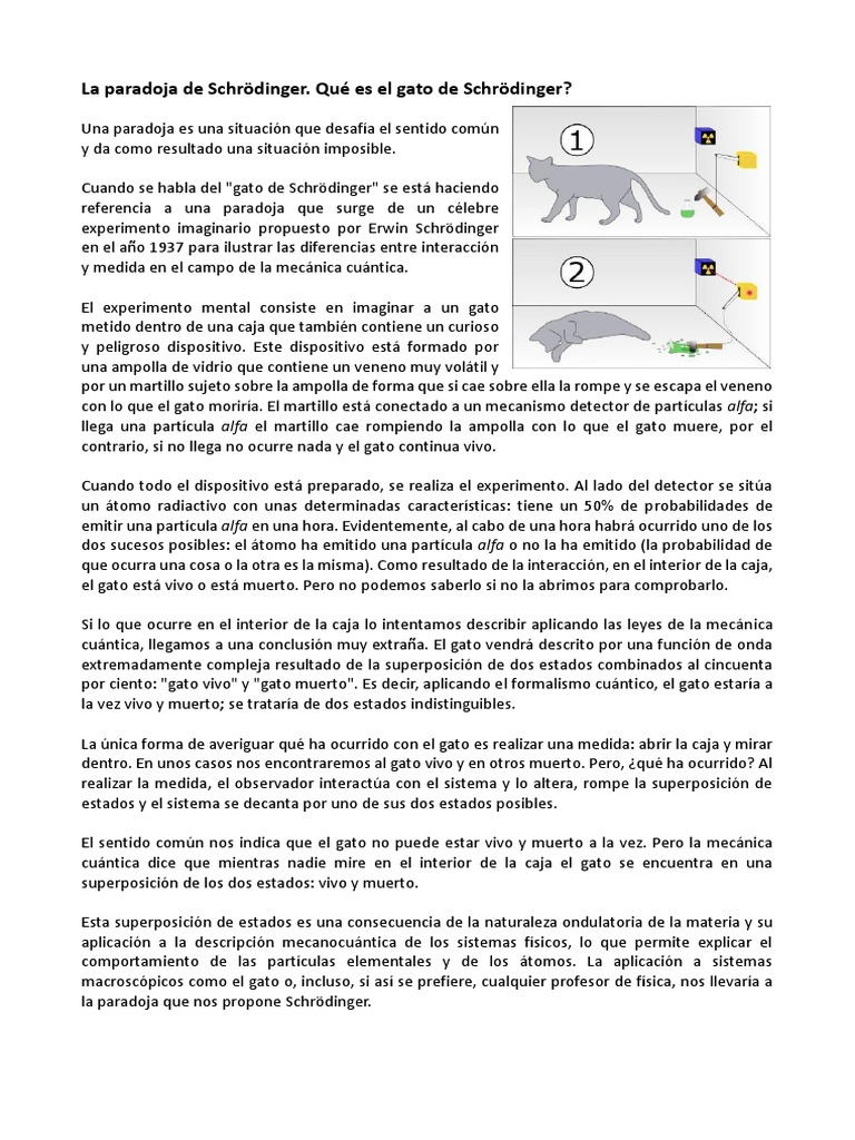 El Gato de Schrodinger | PDF