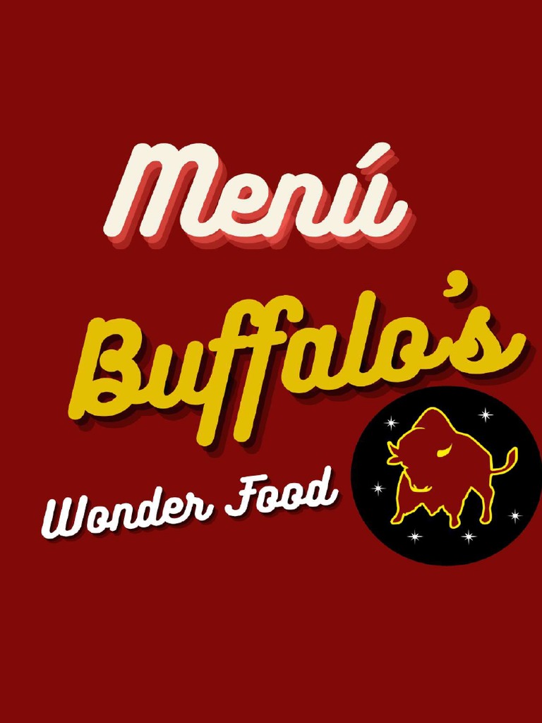 Menu Buffalos PDF