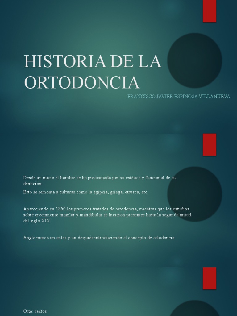 Historia de La Ortodoncia | PDF