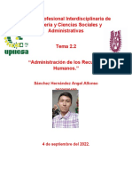 Administracion de Recursos Humanos.