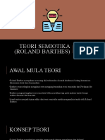 Pertemuan 6 - Teori Semiotika (Roland Barthes)