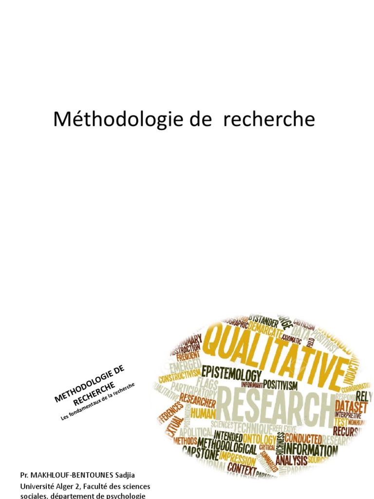 Méthodologie de Recherche | PDF