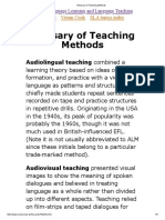Unit VI Glossary of Teaching Methods-1