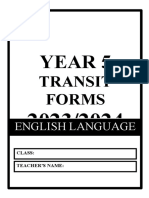 Year 5 Transit Forms 1