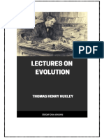 Lectures On Evolution