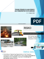 Bimtek Pengelolaan Risiko - Kota Medan