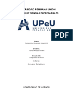 Universidad Peruana Unión - Compromiso de Honor