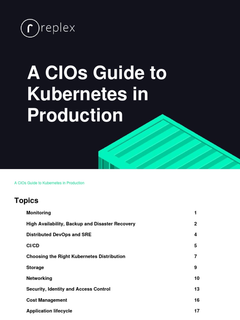 A CIOs Guide To in Production Ebook PDF