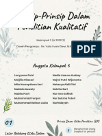 Prinsip Etik Kualitatif