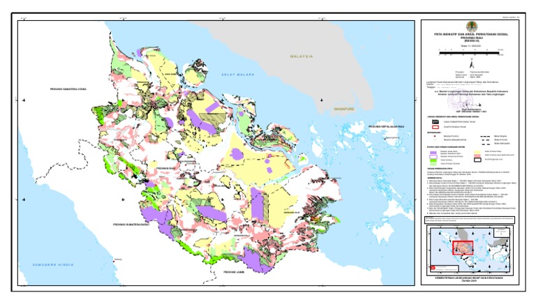 Peta Kawasan Hutan Riau 2025 | PDF