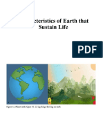 Characteristics of Earth That Sustain Life