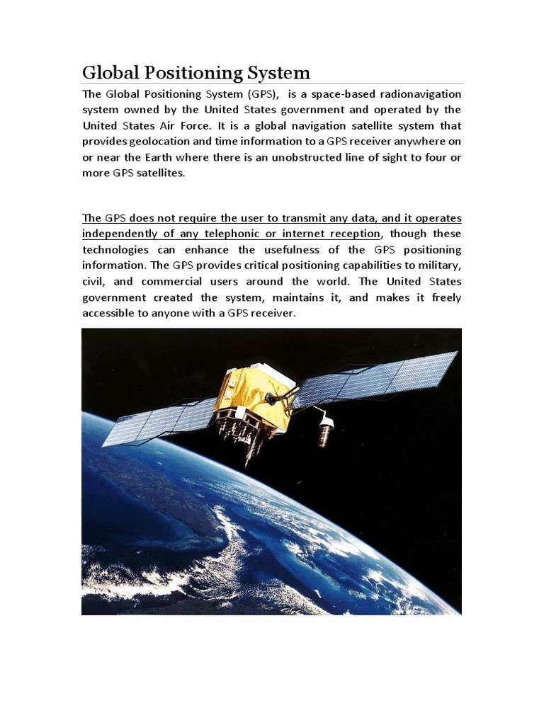 Global Positioning System PDF