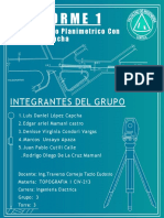 Levantamiento Planimétrico con Huincha de Torre de Alta Tensión