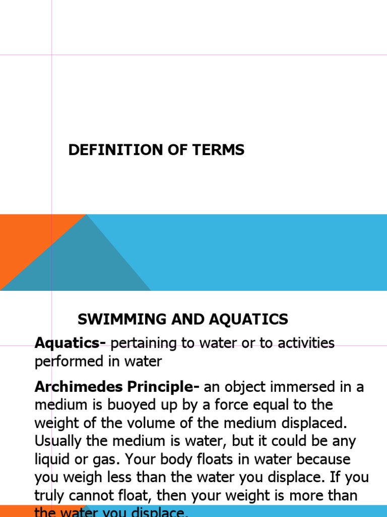 Swimming and Aquatics PDF