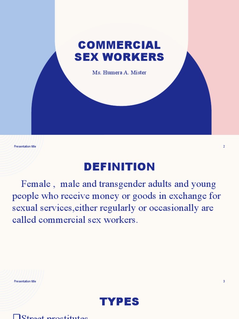 Commercial Sex Workers | PDF