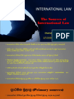 Sources of International Law