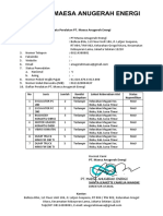 Daftar Perlatan PT - Maesa