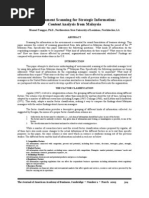 Download Environment Scanning for Strategic Information- Content Analysis From Malaysia by Bandar Alomari SN64661677 doc pdf