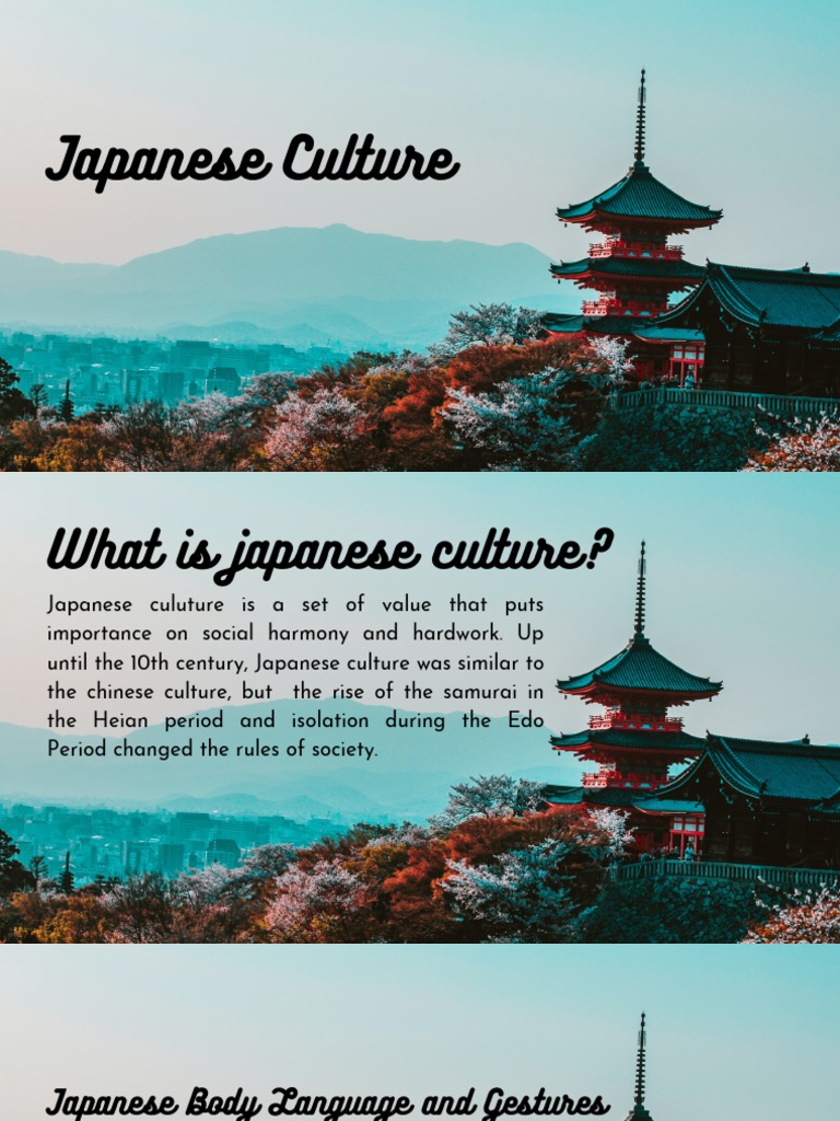 Japanese Culture PDF