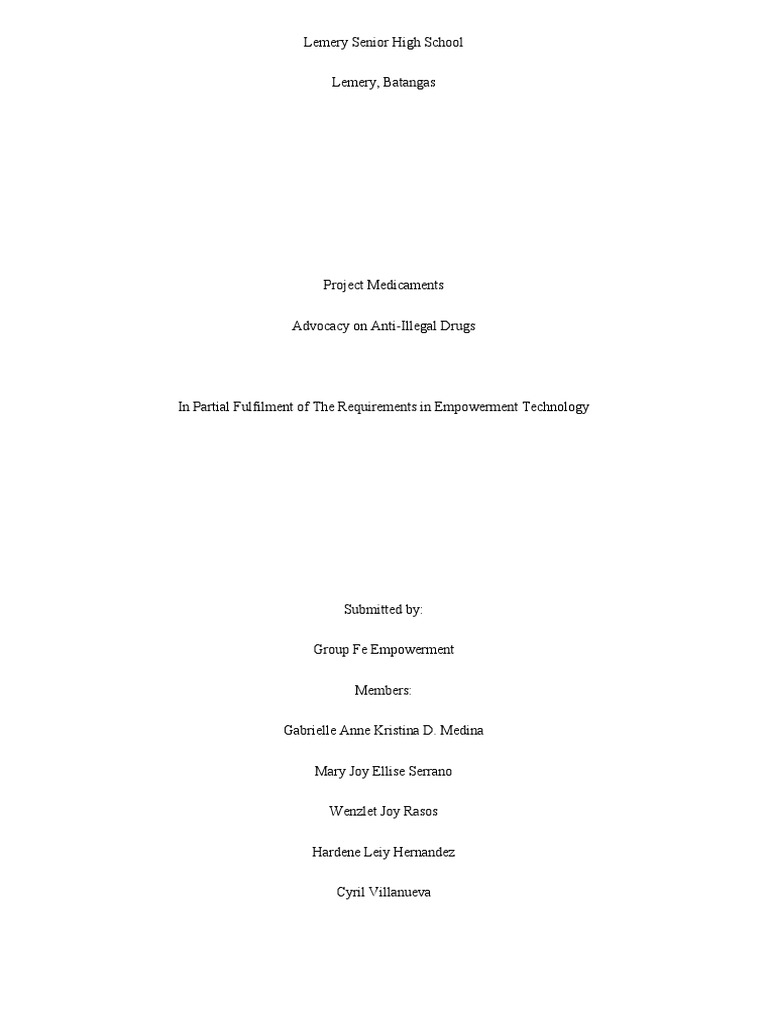 Emtech Concept Paper Pdf