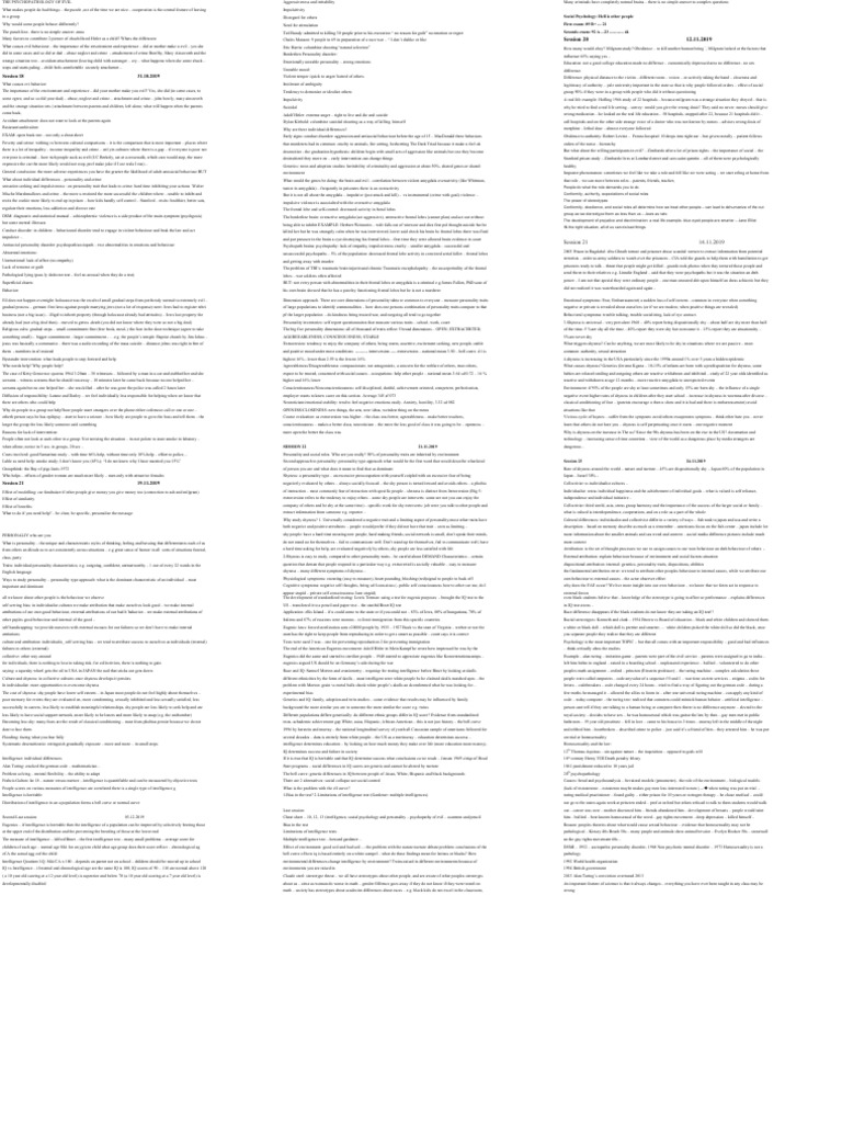 Cheat Sheet NR 2 | PDF | Social Science | Self-Improvement