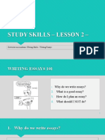Study Skills - Lesson 2