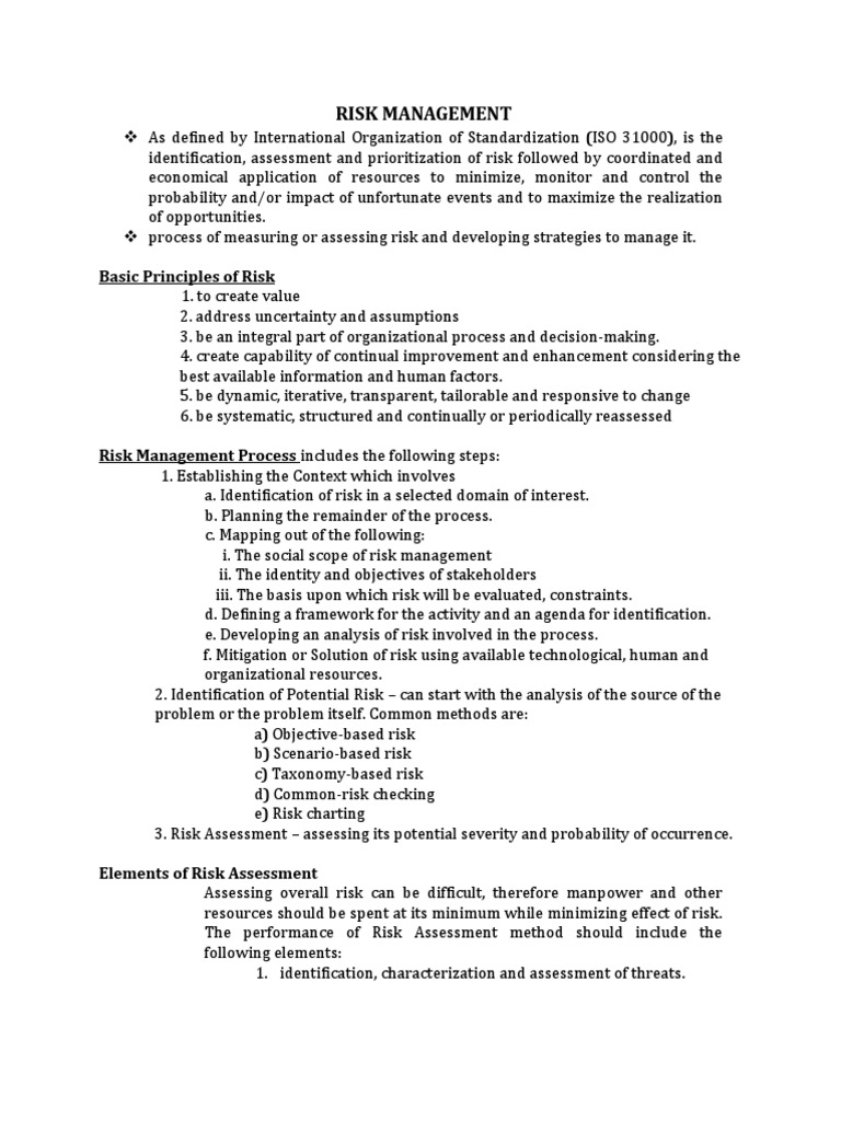 222ACC311 Corporate Risk Management V2 | PDF | Financial Risk | Risk ...