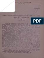 Stan, Aurelia, Porecle Si Supranume Intercomunale Din Valea Bistritei (Moldova), Cercetari de Lingvistica, An.3, 1958, p.249-254