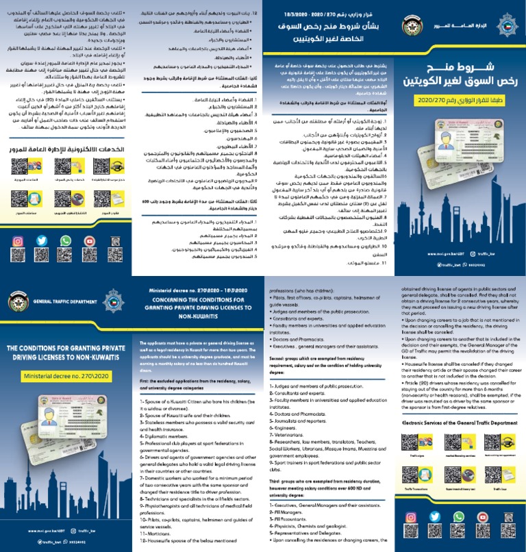 Driving License Conditions PDF