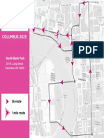 Komen Race For The Cure Route Map