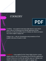 Cookery Intro