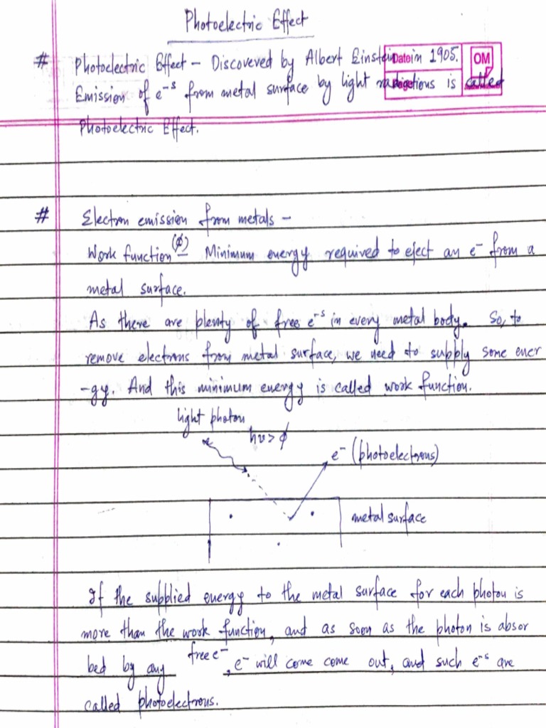 Photoelectric Effect | PDF