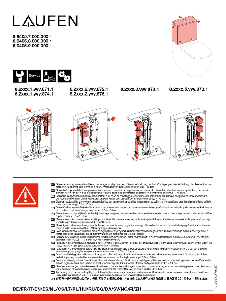 Laufen Assembly Instructions and Warranty | PDF