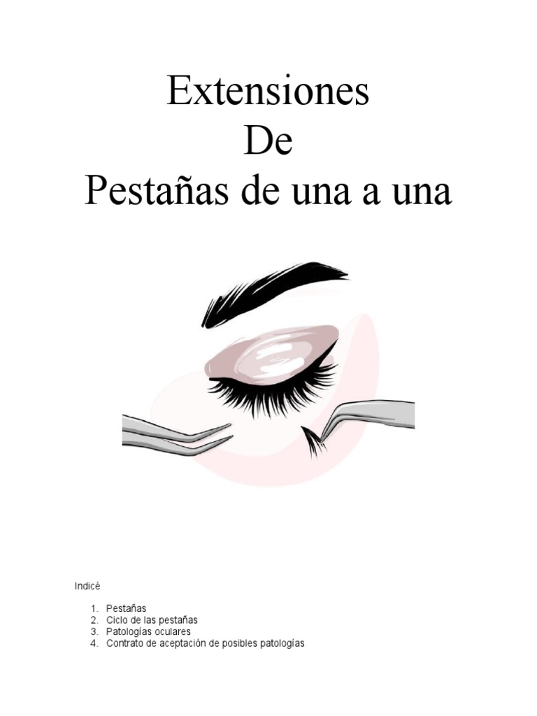 Curso de Extensiones de Pestañas | PDF