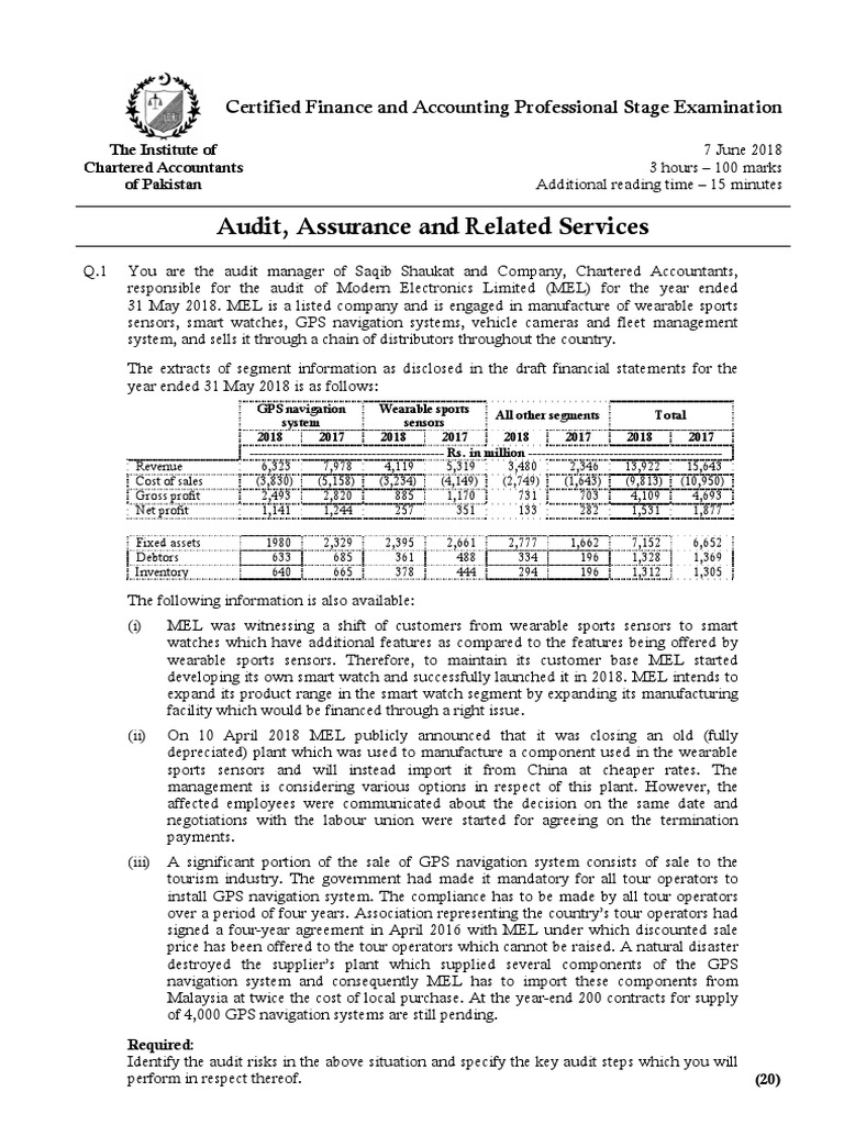 CFAP 6 AARS Summer 2018 | PDF | Technology & Engineering