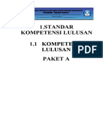 1.1 Kompetensi Lulusan A