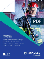 Manual de instruções para vestimentas de combate a incêndio estrutural