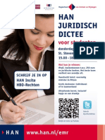 Poster HAN Juridisch Dictee