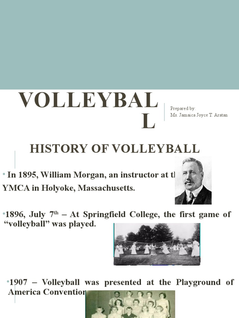 History Of Volleyball Pdf Volleyball Sports