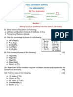 Attempt Any Four Questions From This Section. (40 Marks) : Paak Grammar School PH: 0322-6666707