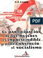 V.I. Lenin - La Participación de Las Mujeres Es Imprescindible para Construir El Socialismo