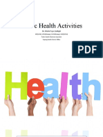 Public Health Activities in Malaysia Throughout History
