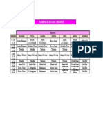 Planilha de estudos para iniciantes